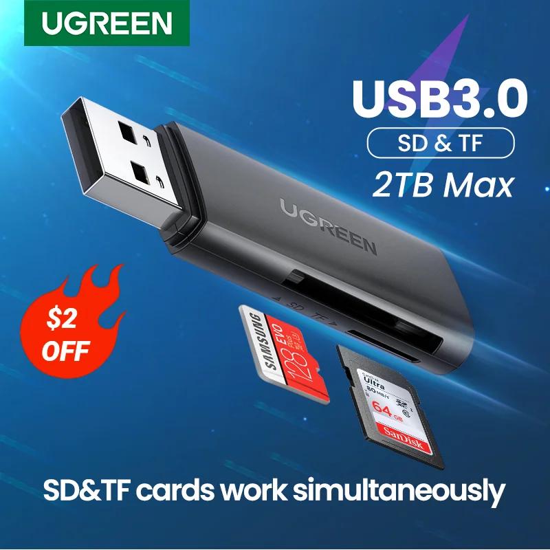 UGREEN ī ǵ USB 3.0 SD ũ SD TF ޸..